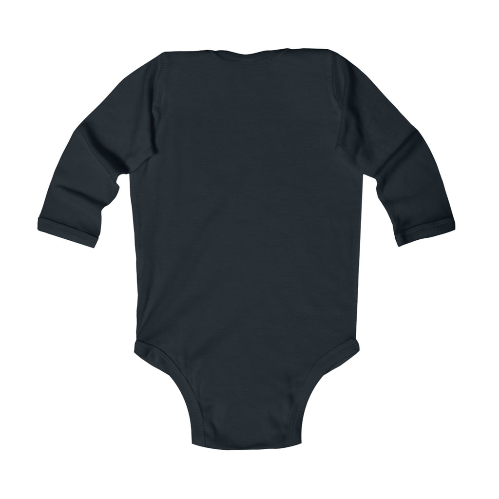 Mini with Floral Accent Infant Long Sleeve Bodysuit