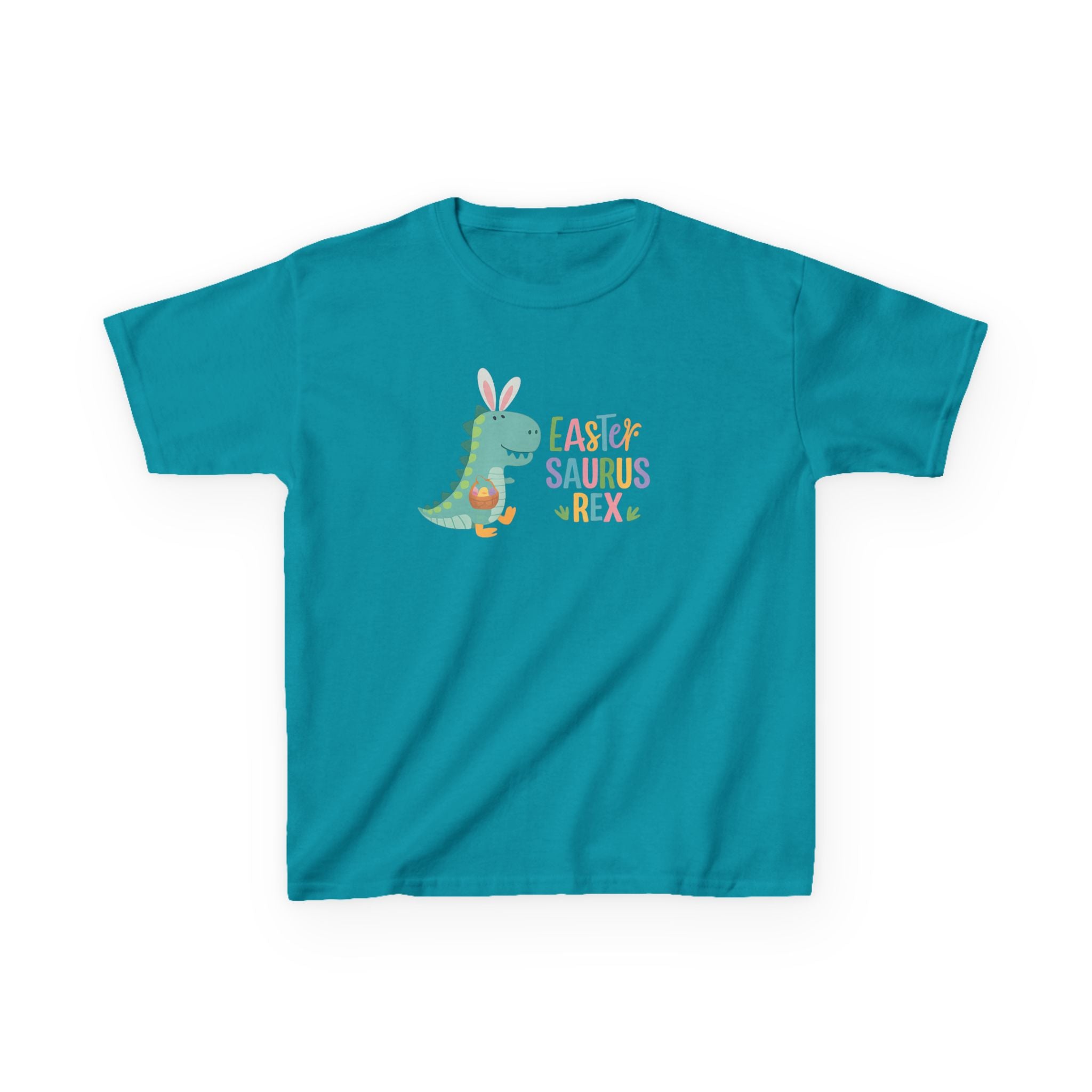 Kids T-Shirt — "Easter Saurus Rex" Cute Easter Dinosaur Tee