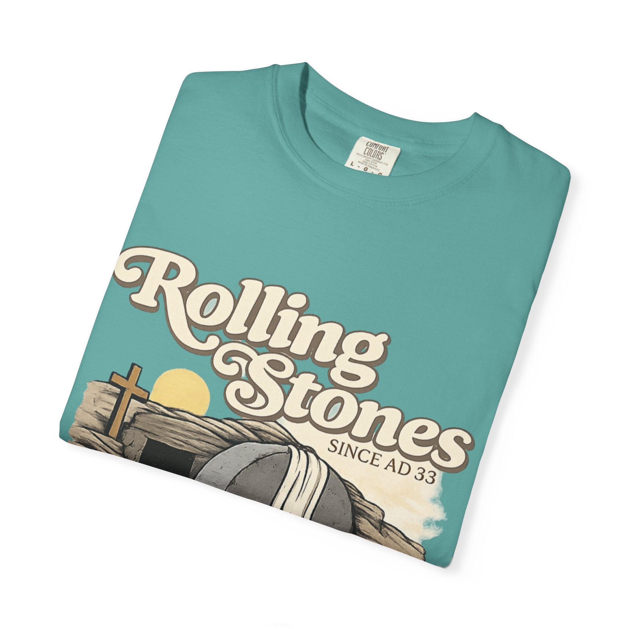 T-Shirt — Vintage 'Rolling Stones' Tomb Design