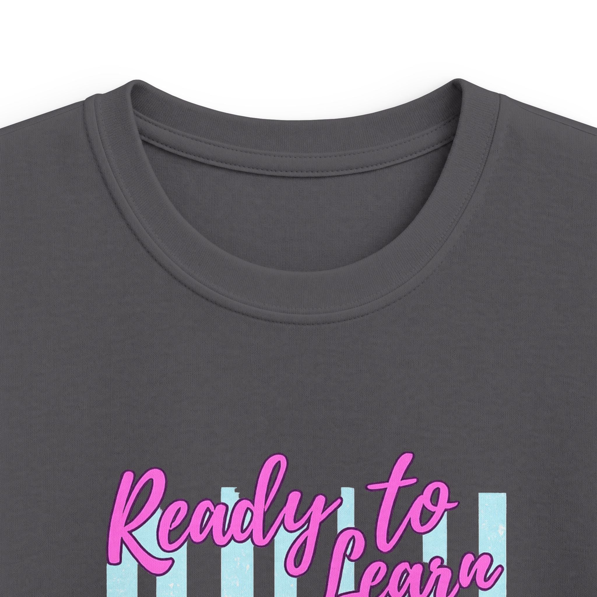 Kids Tee — 'Ready to Learn' Raccoon School Shirt