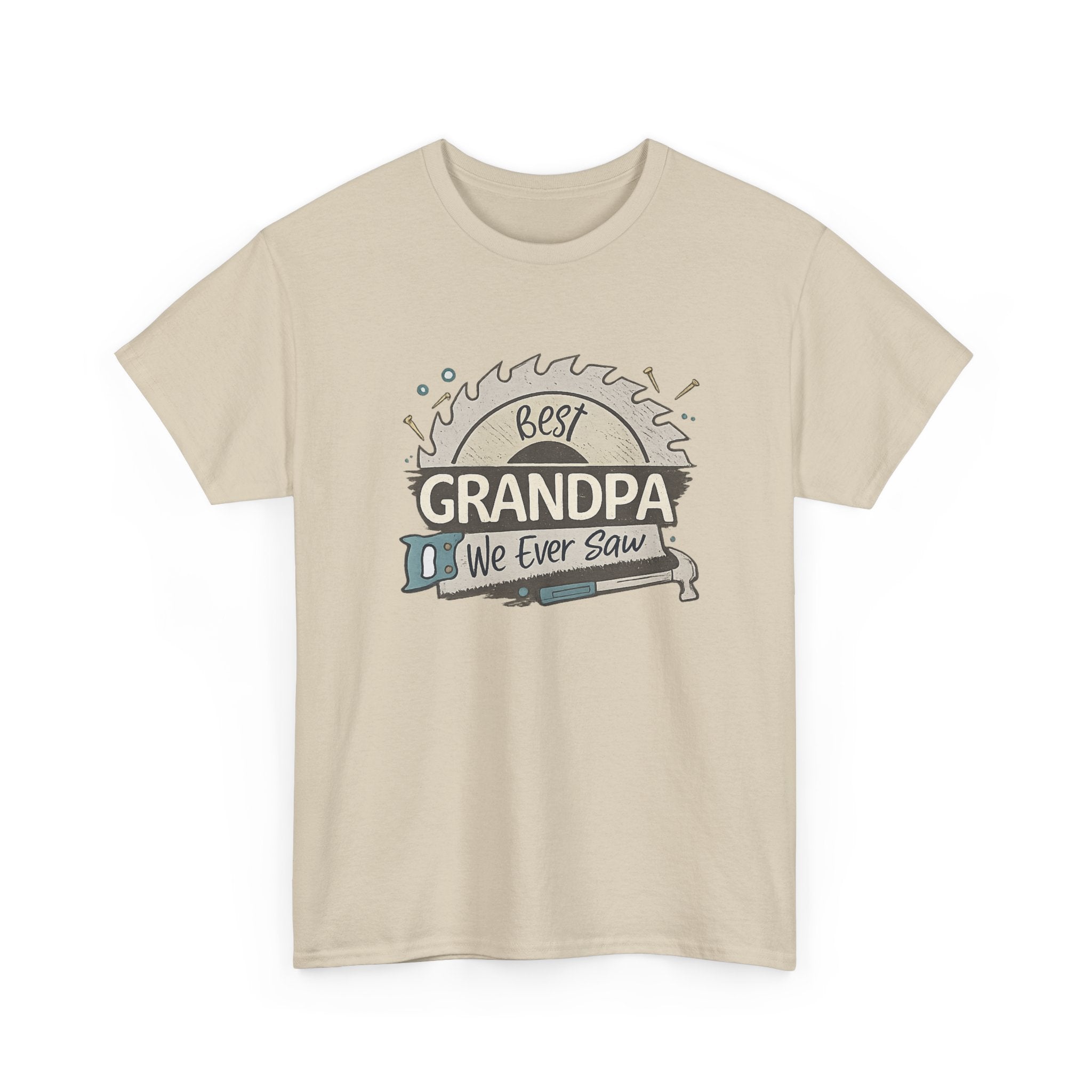 Grandpa T-Shirt — "Best Grandpa We Ever Saw" Vintage Gift Tee for Father’s Day