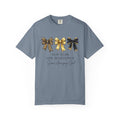 T-Shirt — "New Year, New Beginnings" Gold & Black Bow Graphic Tee