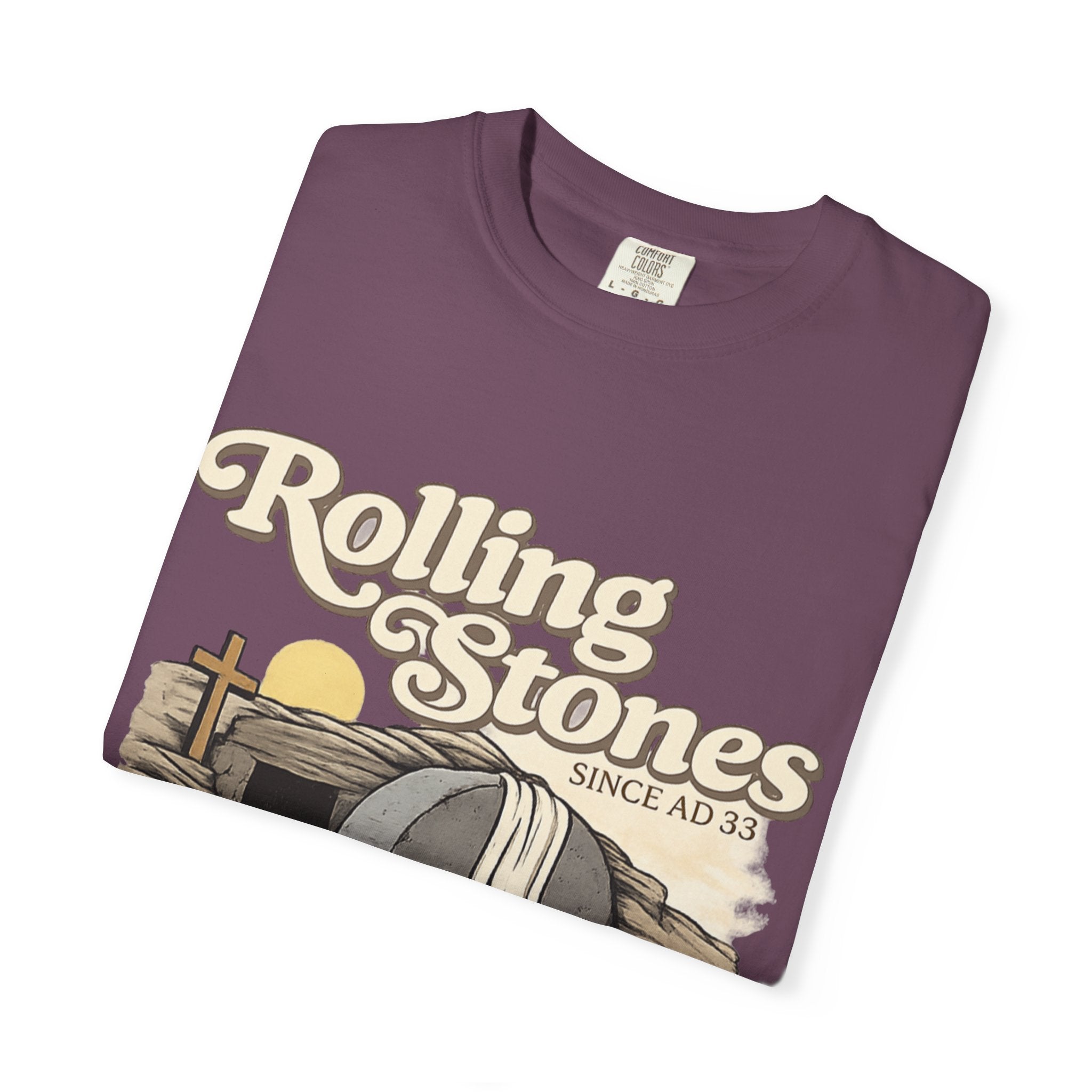 T-Shirt — Vintage 'Rolling Stones' Tomb Design