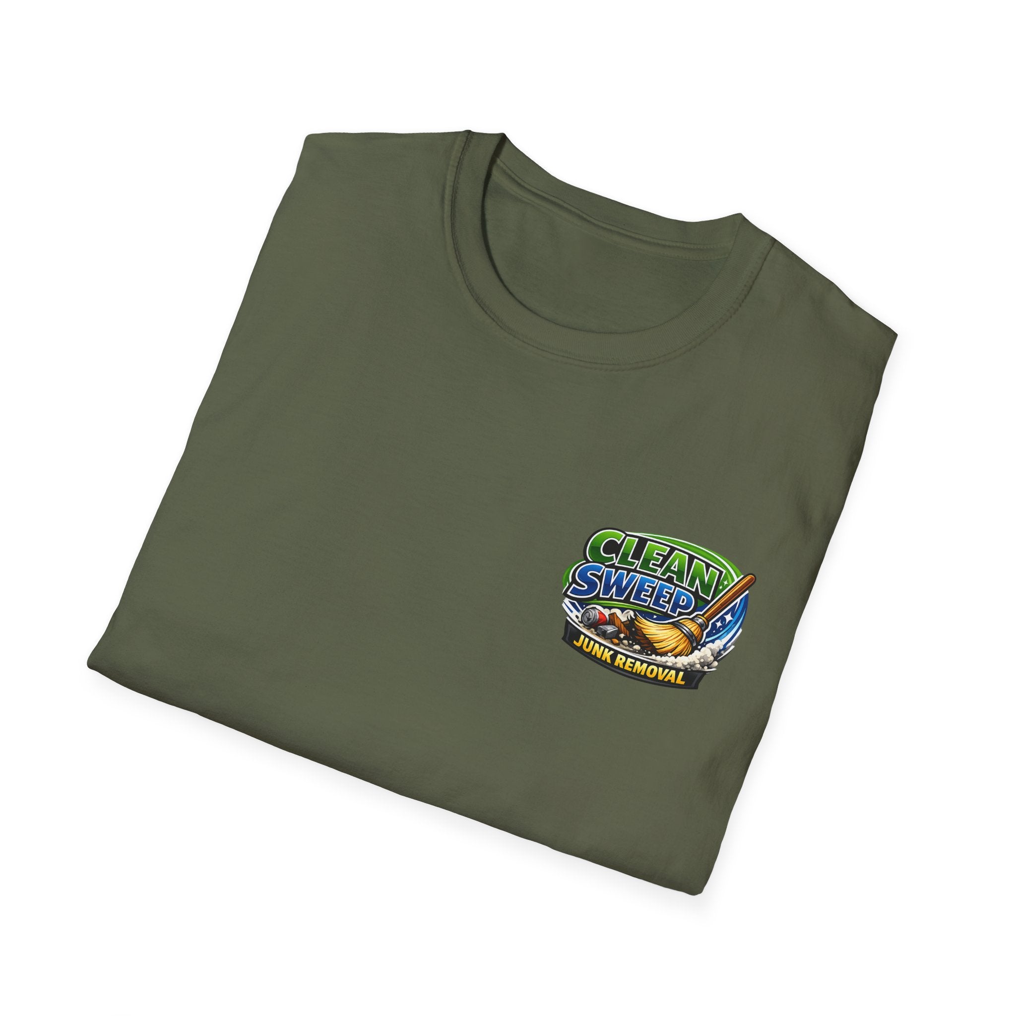 Clean Sweep Junk Removal T-Shirt - Logo Tee for Cleanup Crews