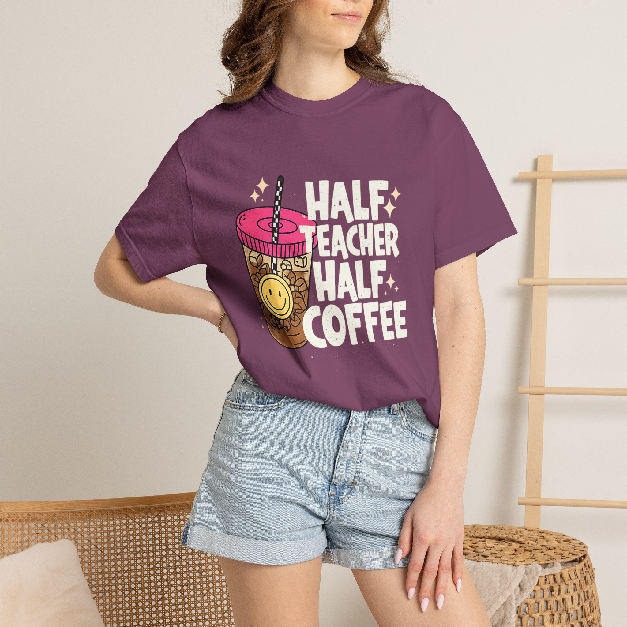 Smiley Bubble Tea T-Shirt — Cute Boba Drink Graphic Tee