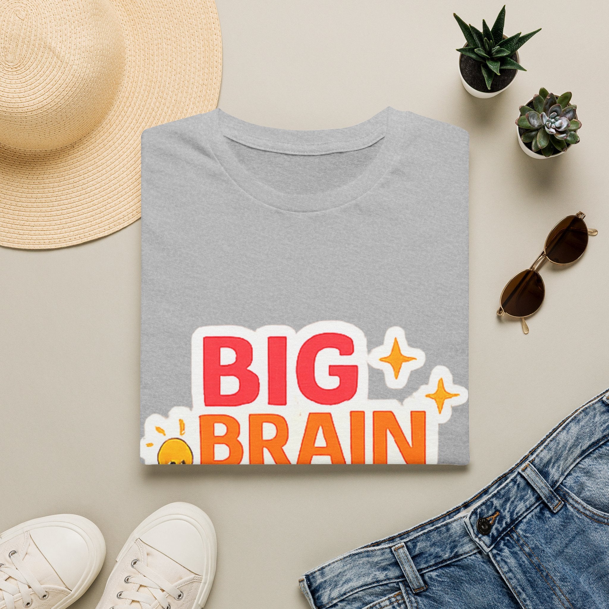 Big Brain Energy T-Shirt — Funny Motivational Graphic Tee