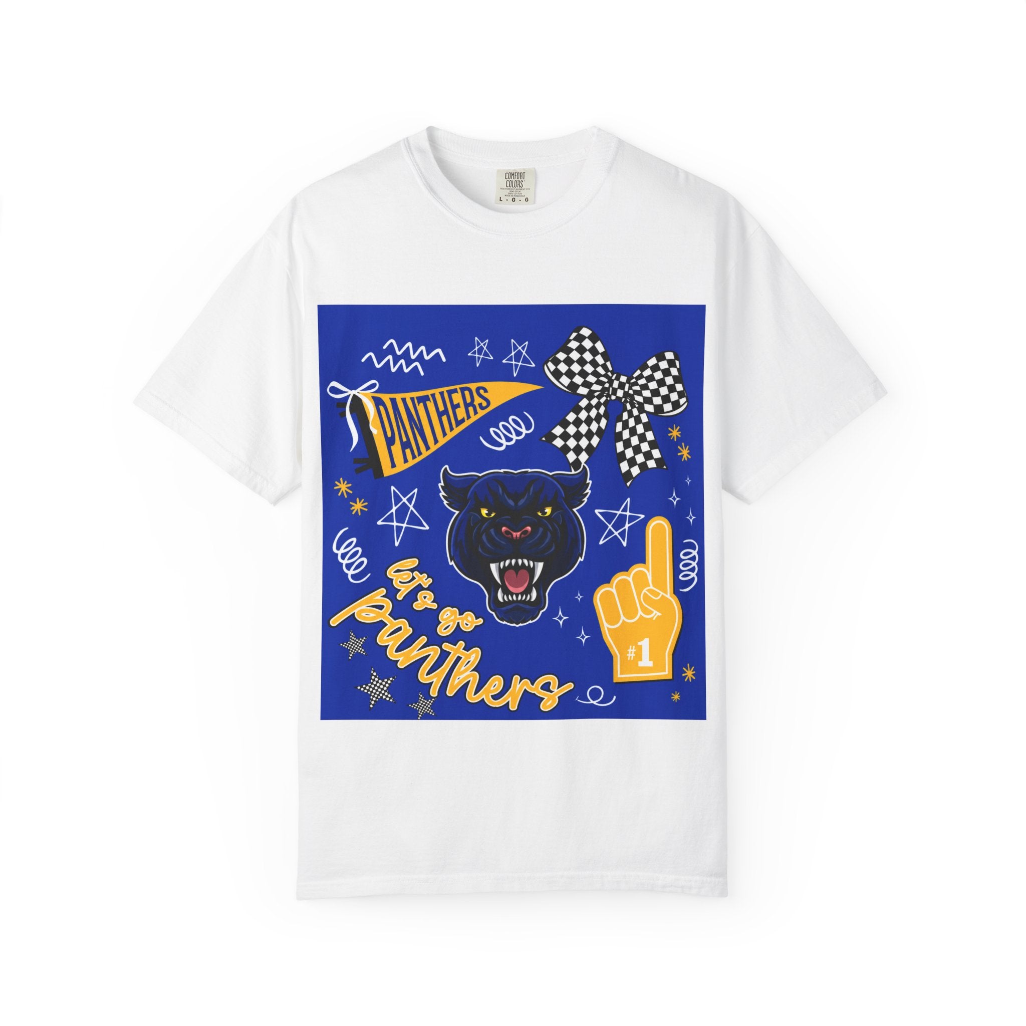Panthers Cheer Graphic T-Shirt — School Spirit Fan Tee