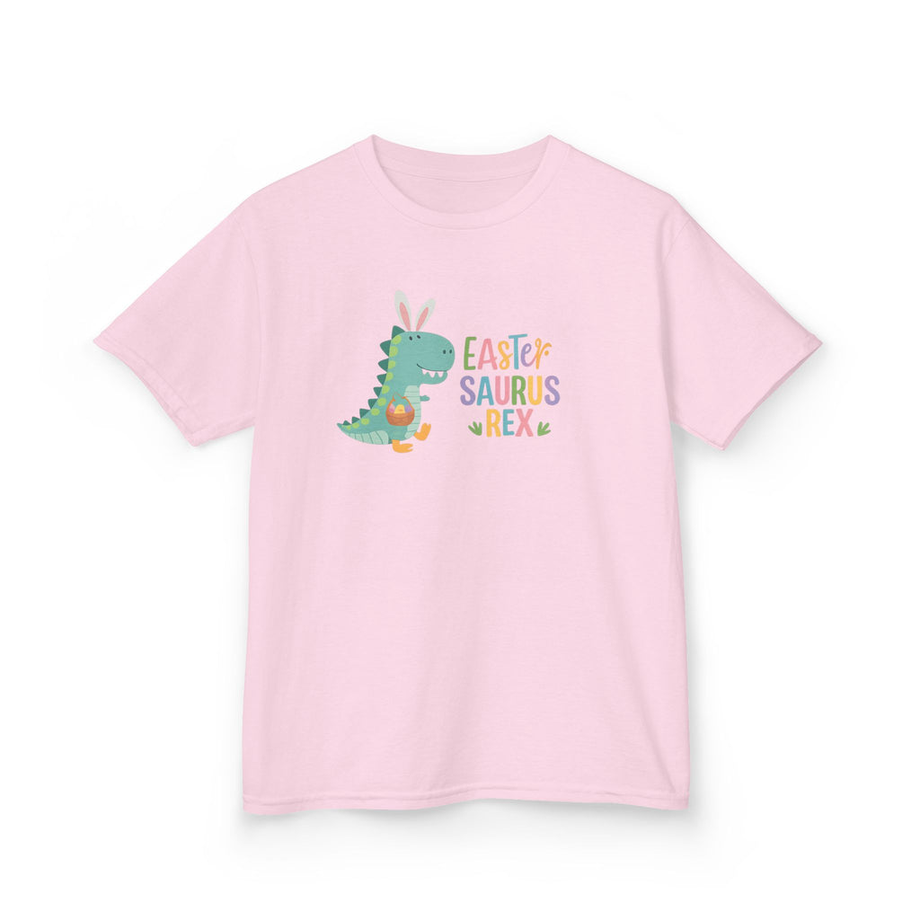 Kids T-Shirt — "Easter Saurus Rex" Cute Easter Dinosaur Tee