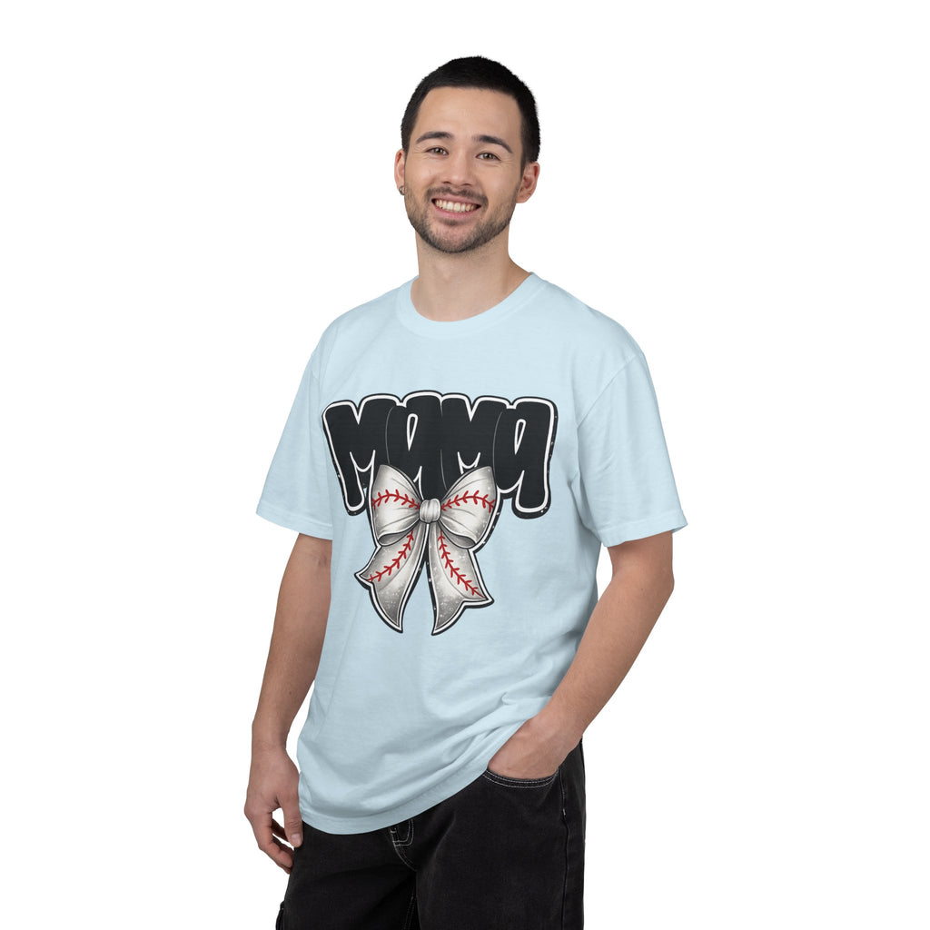 Mama Baseball Bow T-Shirt