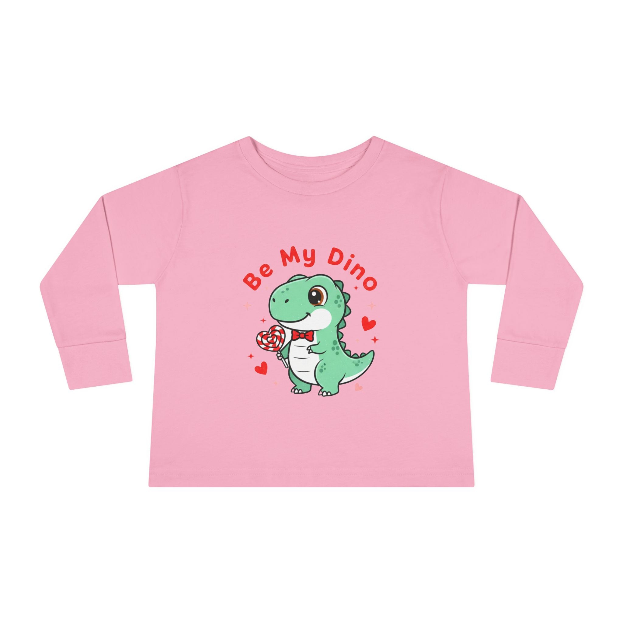 Be My Dino Toddler Long Sleeve Tee