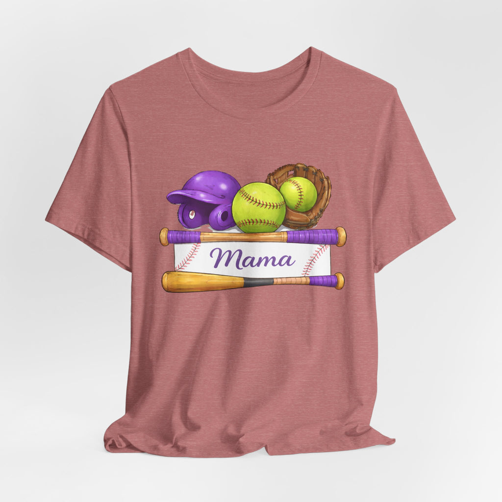Mama Softball Mom T-Shirt