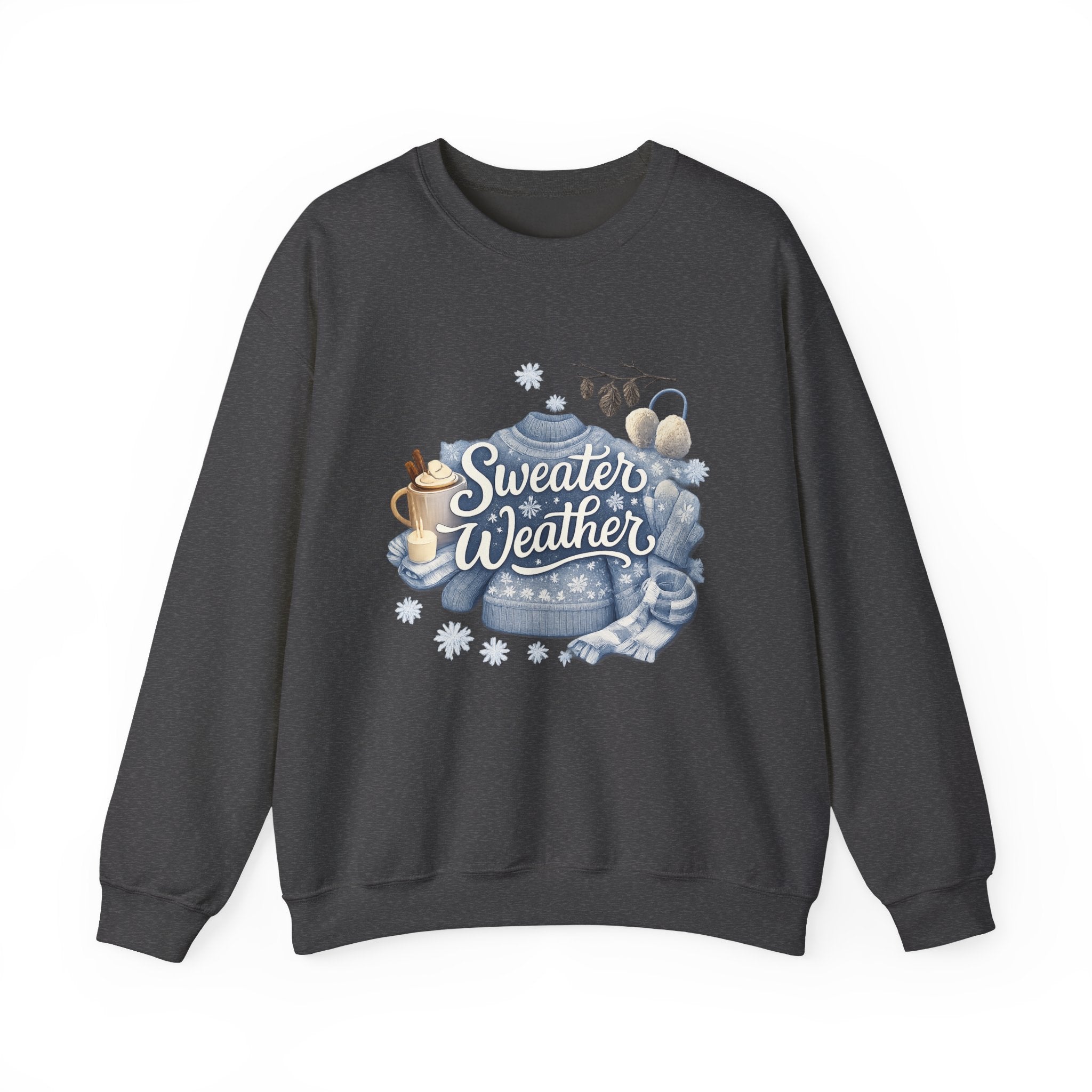 Sweater Weather Crewneck Sweatshirt — Cozy Winter Graphic Sweatshirt