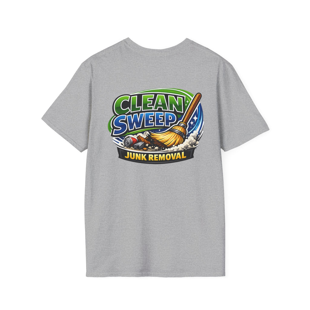 Clean Sweep Junk Removal T-Shirt - Logo Tee for Cleanup Crews