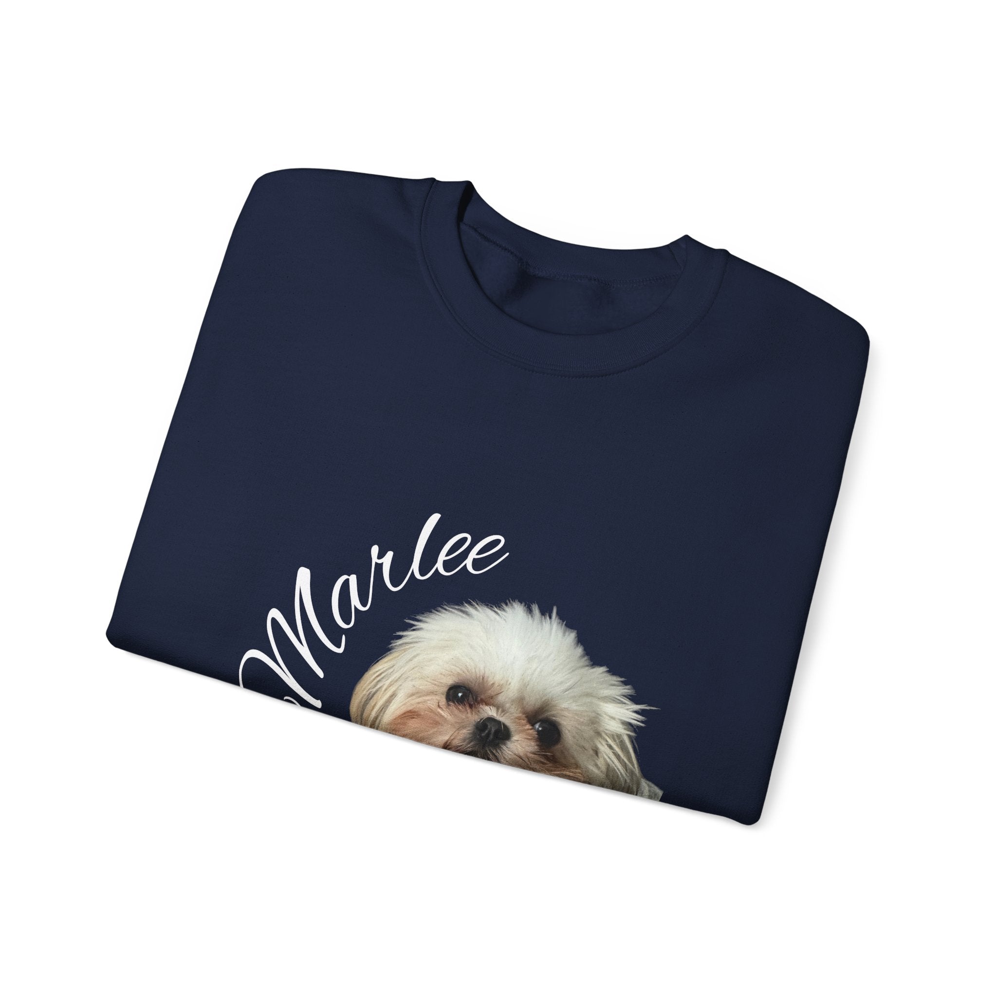 Cute Shih Tzu Puppy Crewneck Sweatshirt — Cozy Dog Lover Pullover