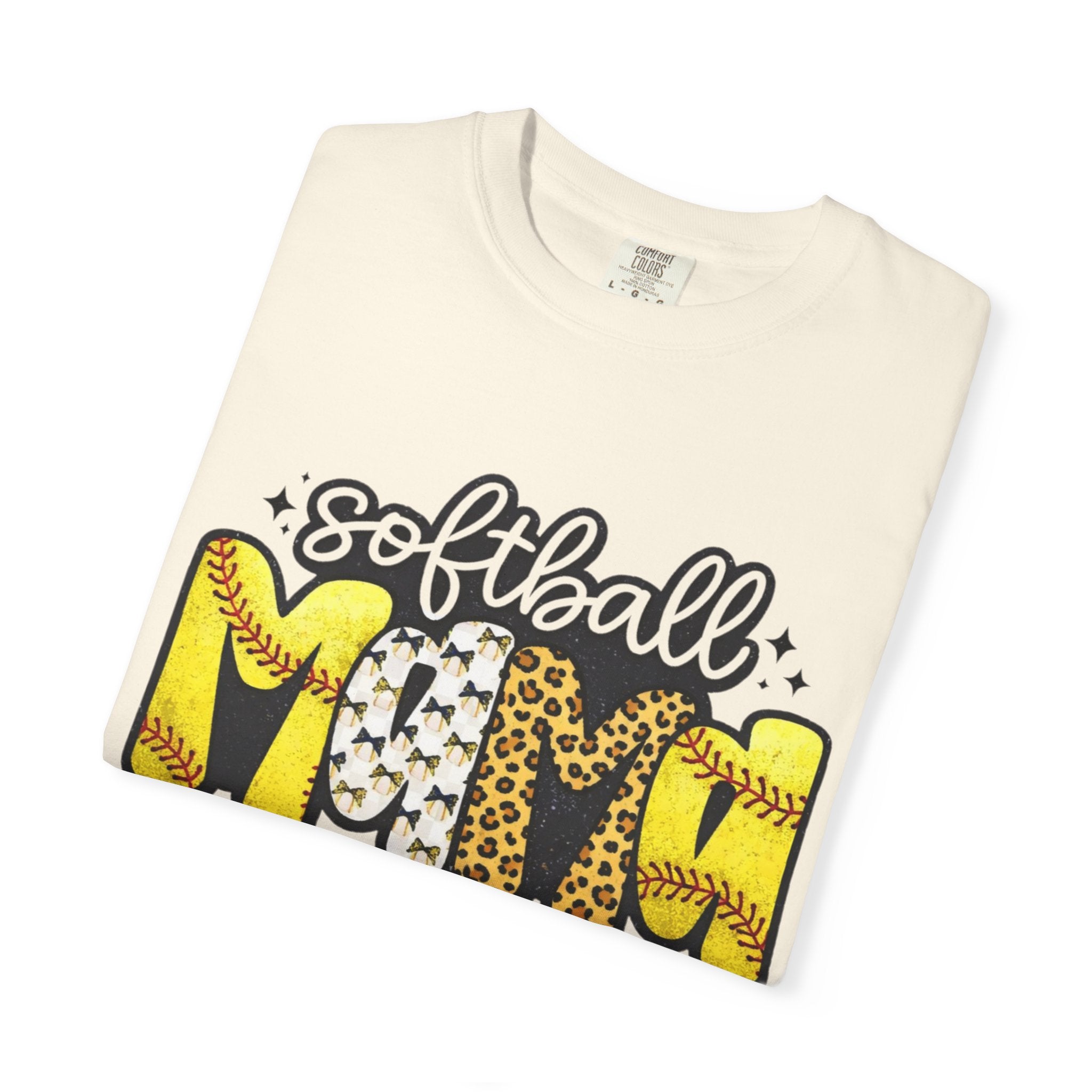 Softball Mom T-Shirt — Leopard & Stitch Graphic Tee