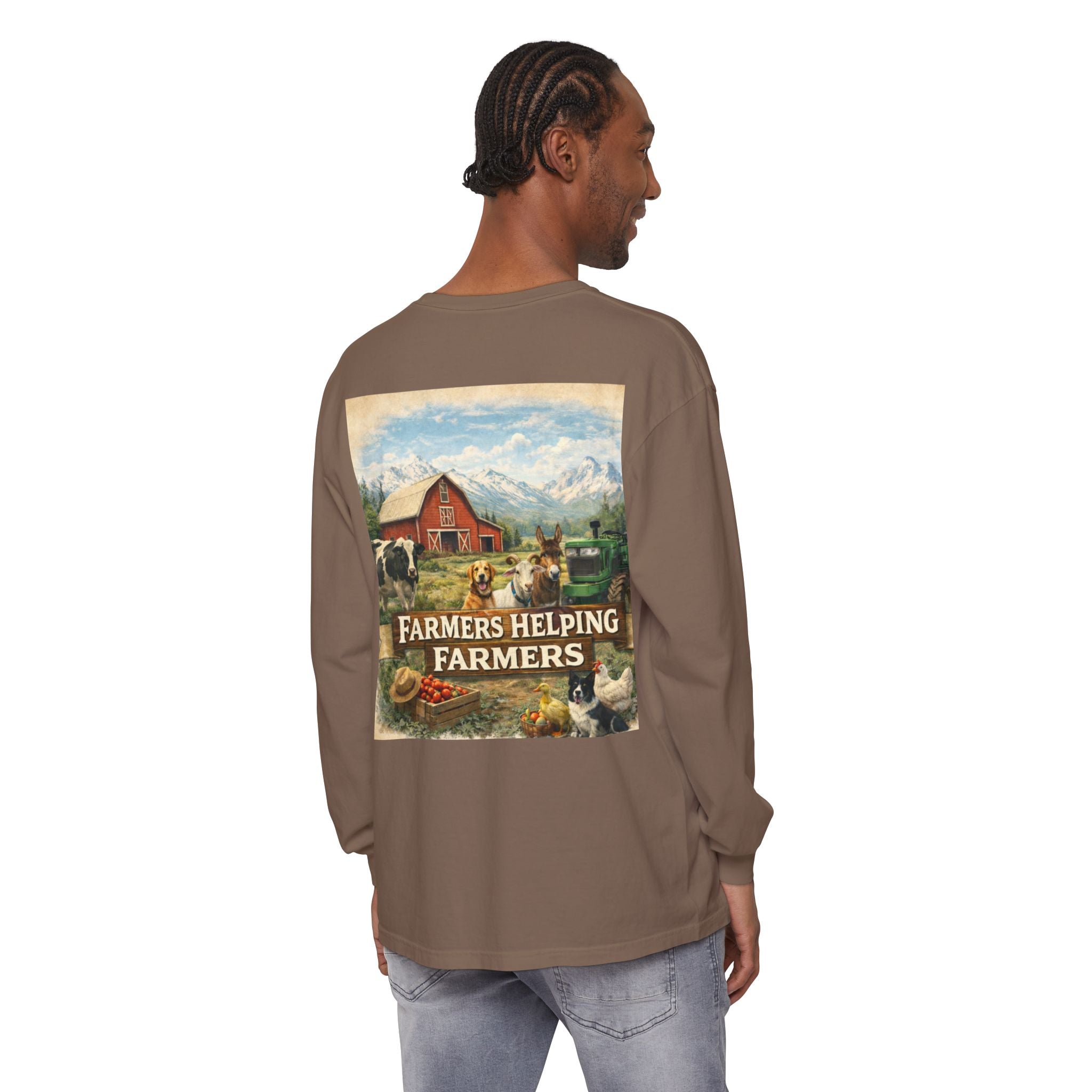 Farmers Helping Farmers Long Sleeve Tee