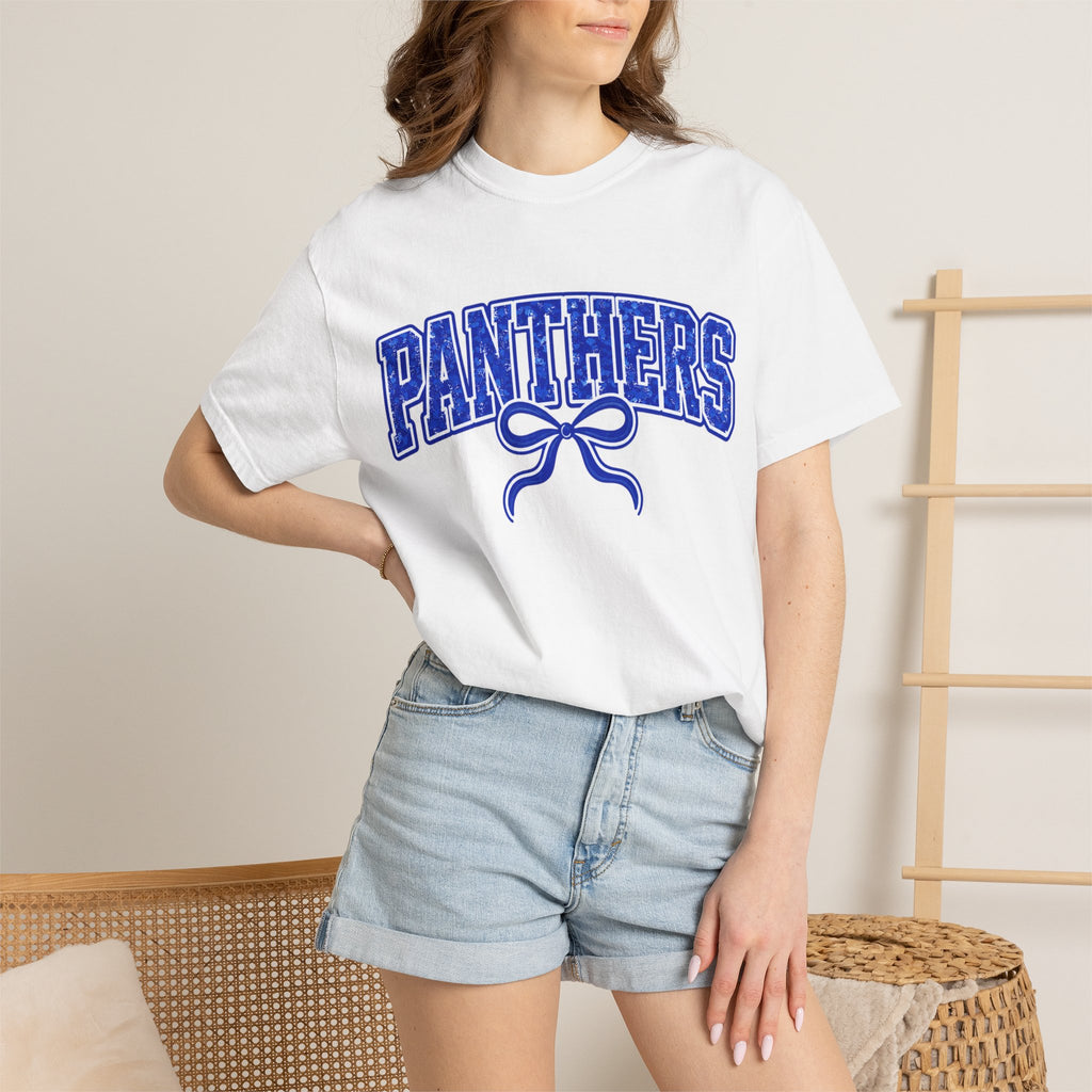 Panthers Graphic T-Shirt — Vintage Bow College Tee