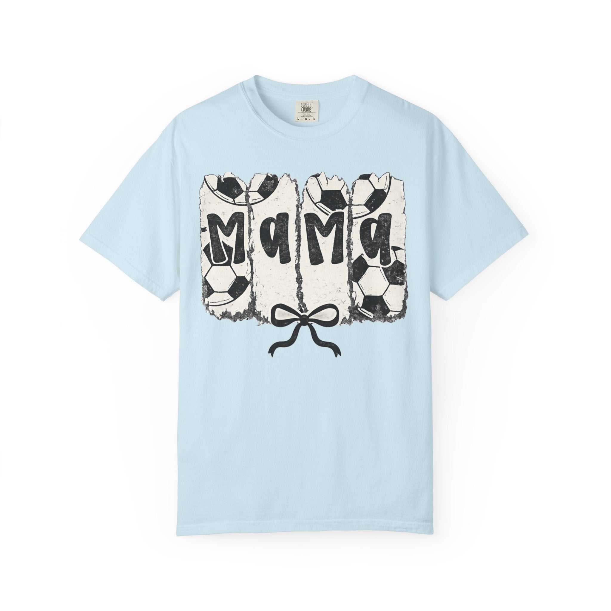 Mama Soccer T-Shirt — Vintage Soccer Ball Mama Tee for Moms