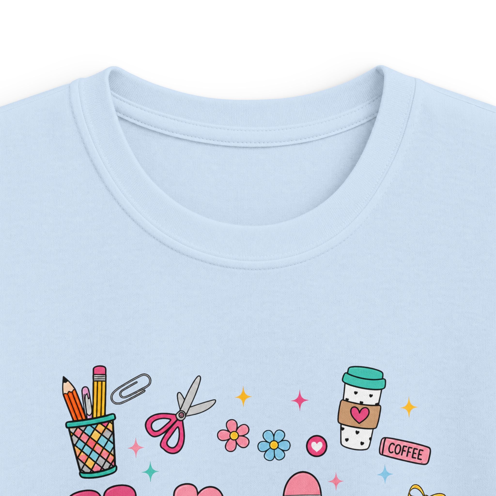 Kids 'Kindergarten' Cute Doodles T-Shirt — Colorful Back-to-School Tee for Girls & Boys