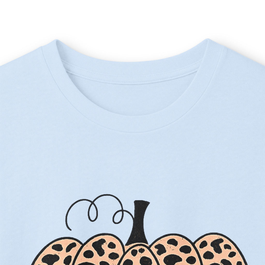 Howdy Pumpkin Long Sleeve Tee — Leopard Print Fall Graphic Shirt