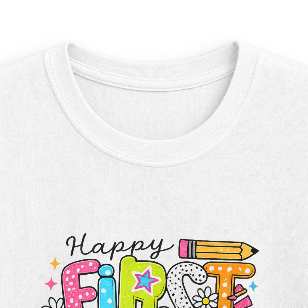 First Day of School Kids T‑Shirt — Colorful Back-to-School Tee