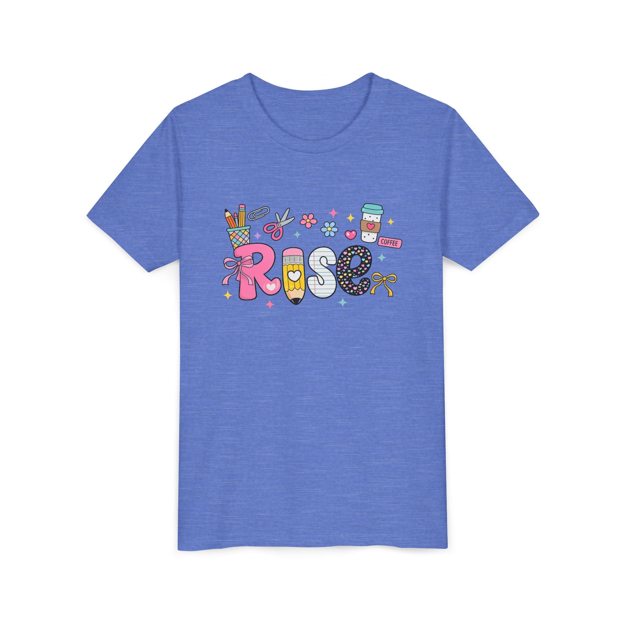 Youth Tee — Cute Personalized "Rose" Name Graphic Shirt for Kids