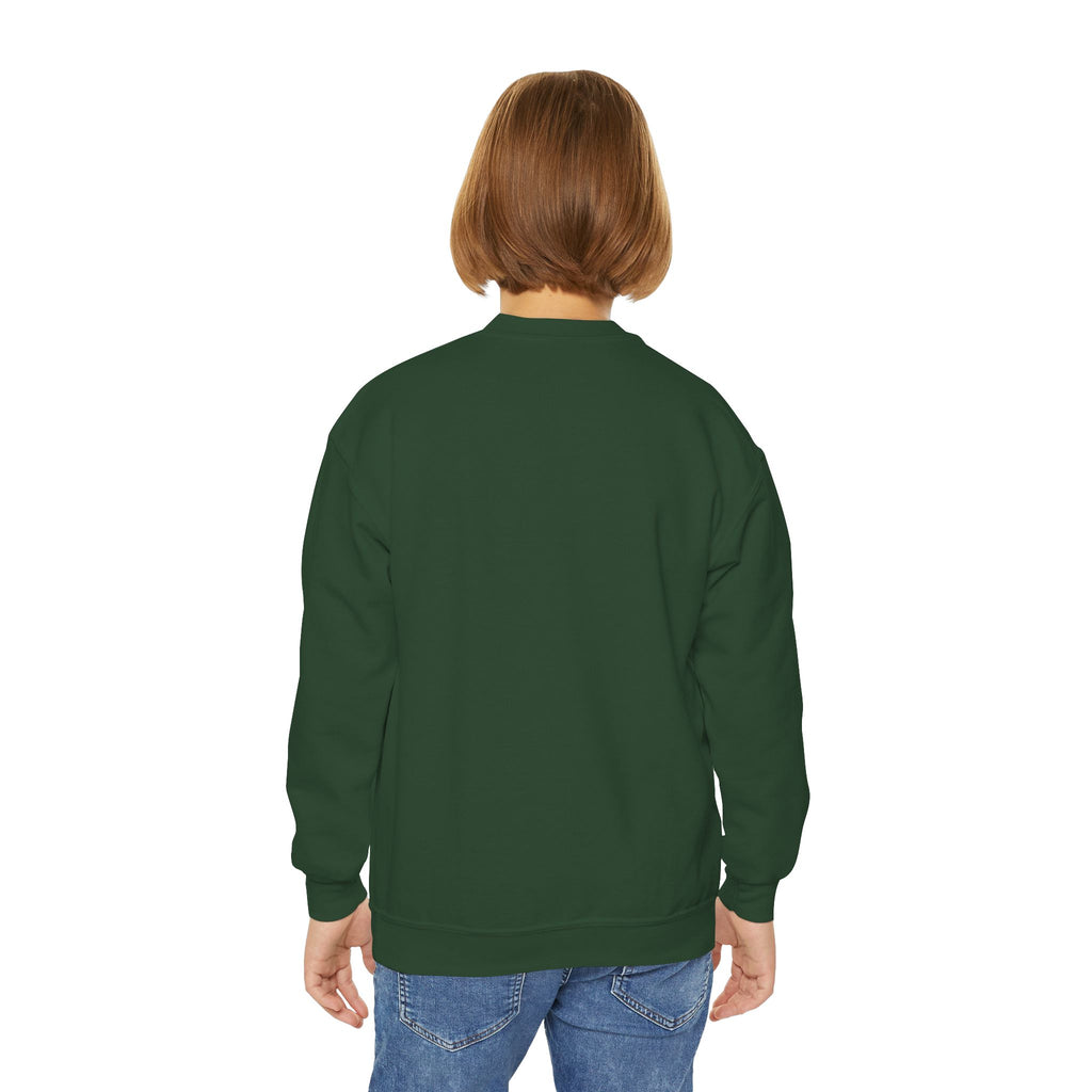 Youth Crewneck Sweatshirt - Leopard 'Mimi' Graphic with Bow