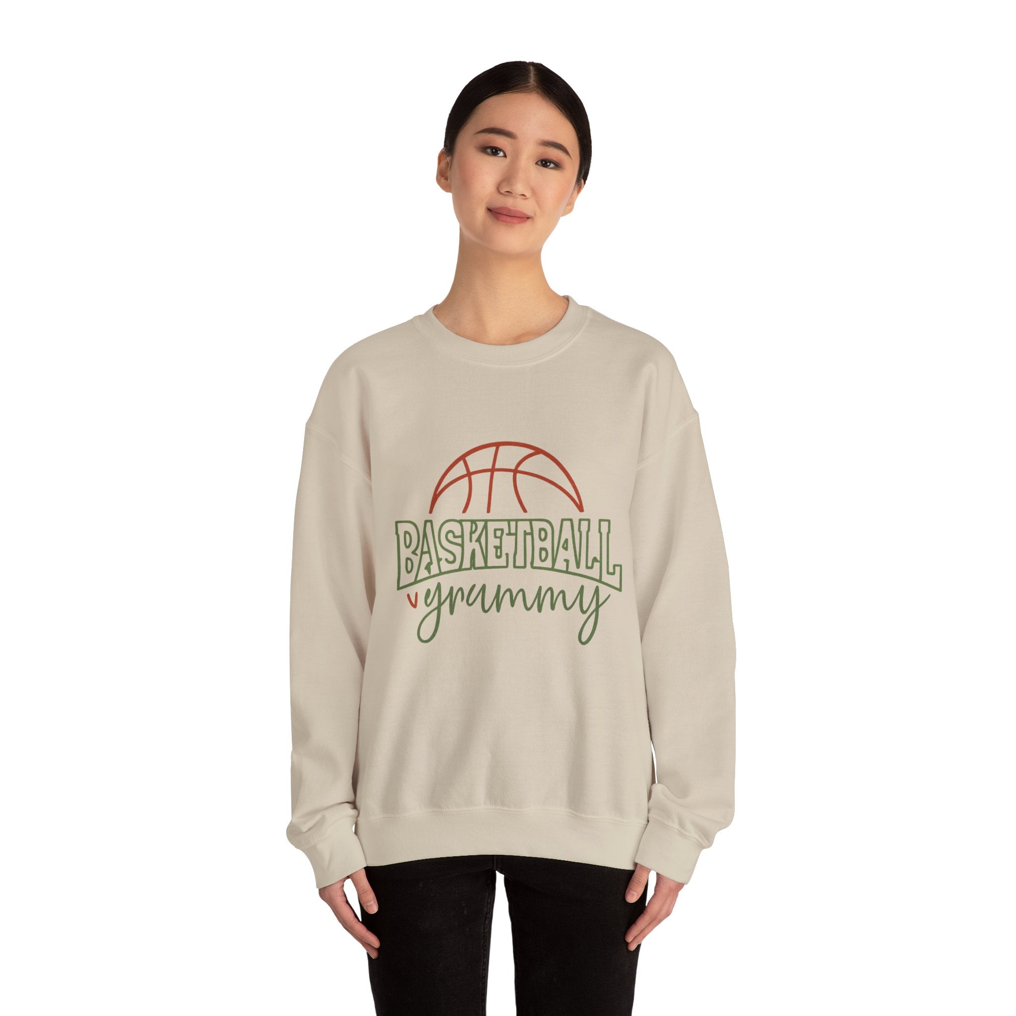 Basketball Grammy Sweatshirt — Cozy Basketball Mom/Grandma Crewneck