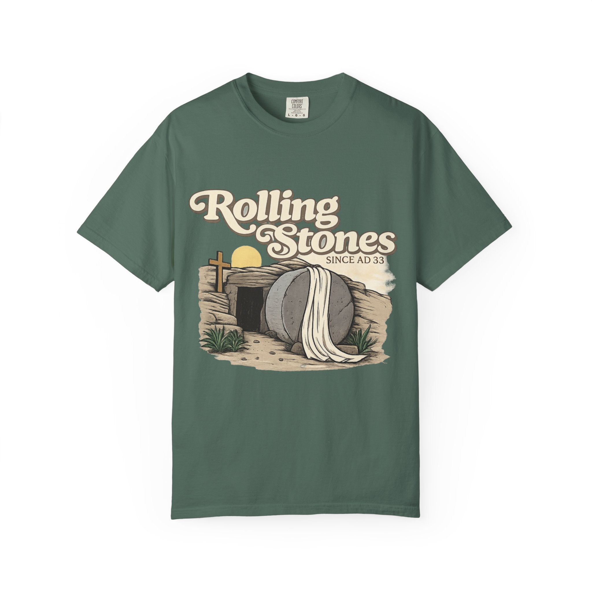 T-Shirt — Vintage 'Rolling Stones' Tomb Design