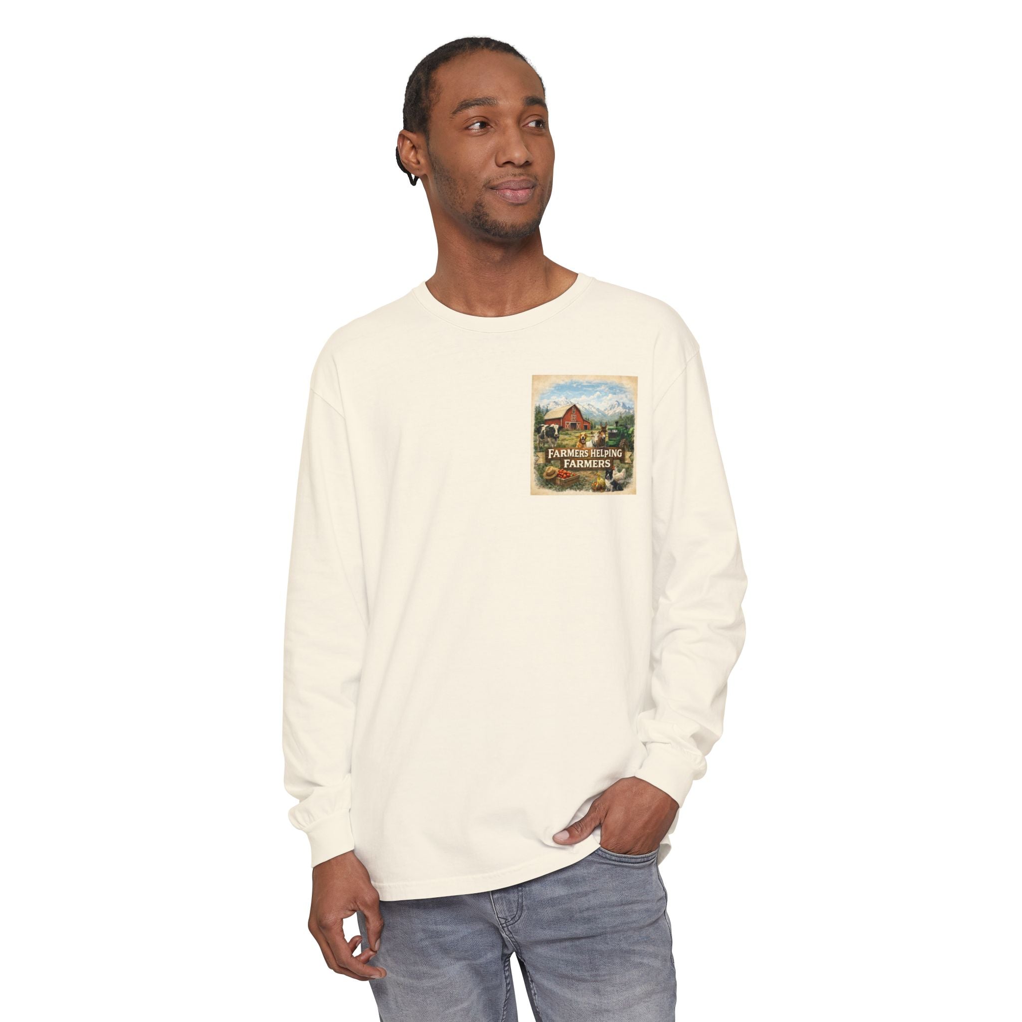 Farmers Helping Farmers Long Sleeve Tee