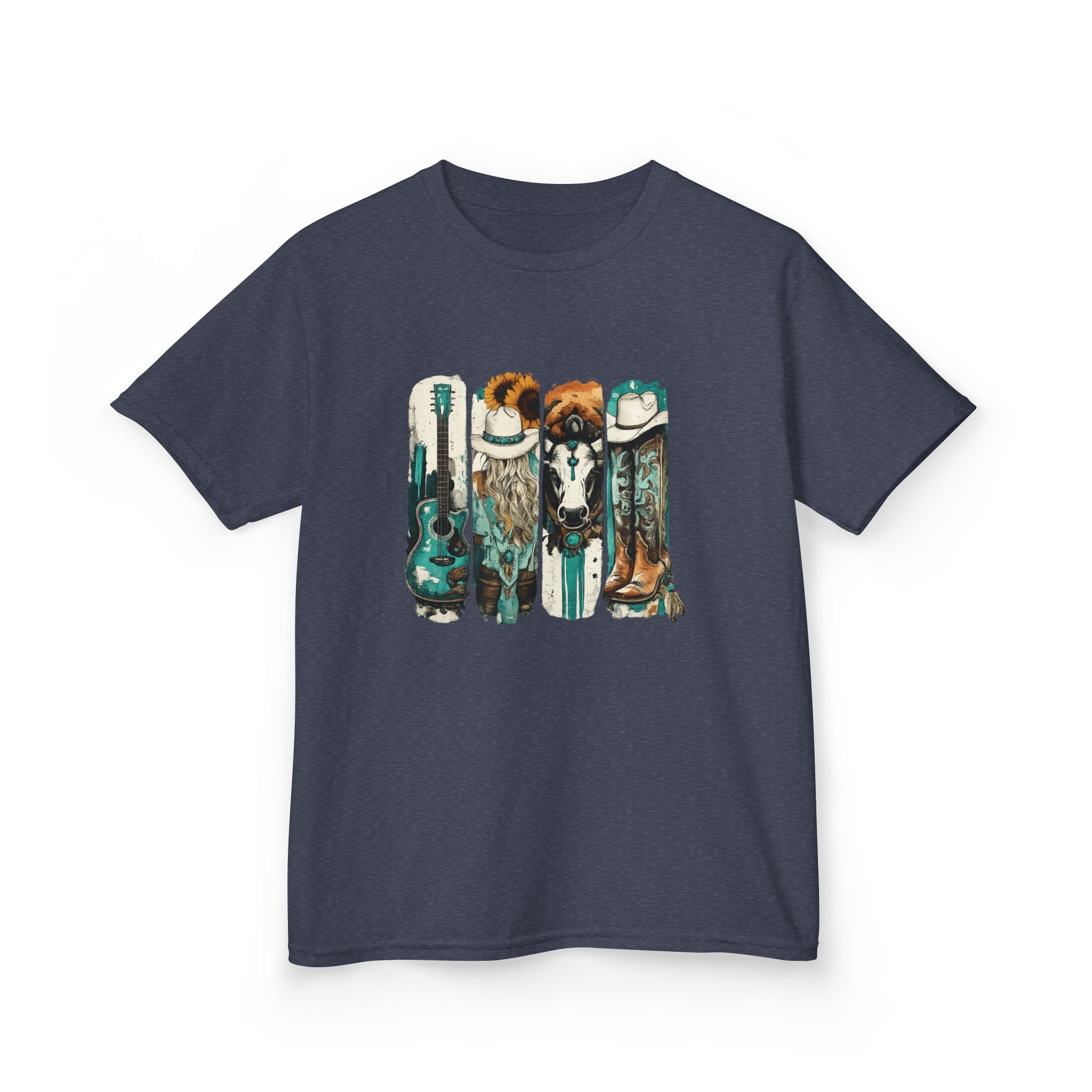 Kids Surfboard Dogs T‑Shirt – Cute Beach Pup Graphic Tee for Kids