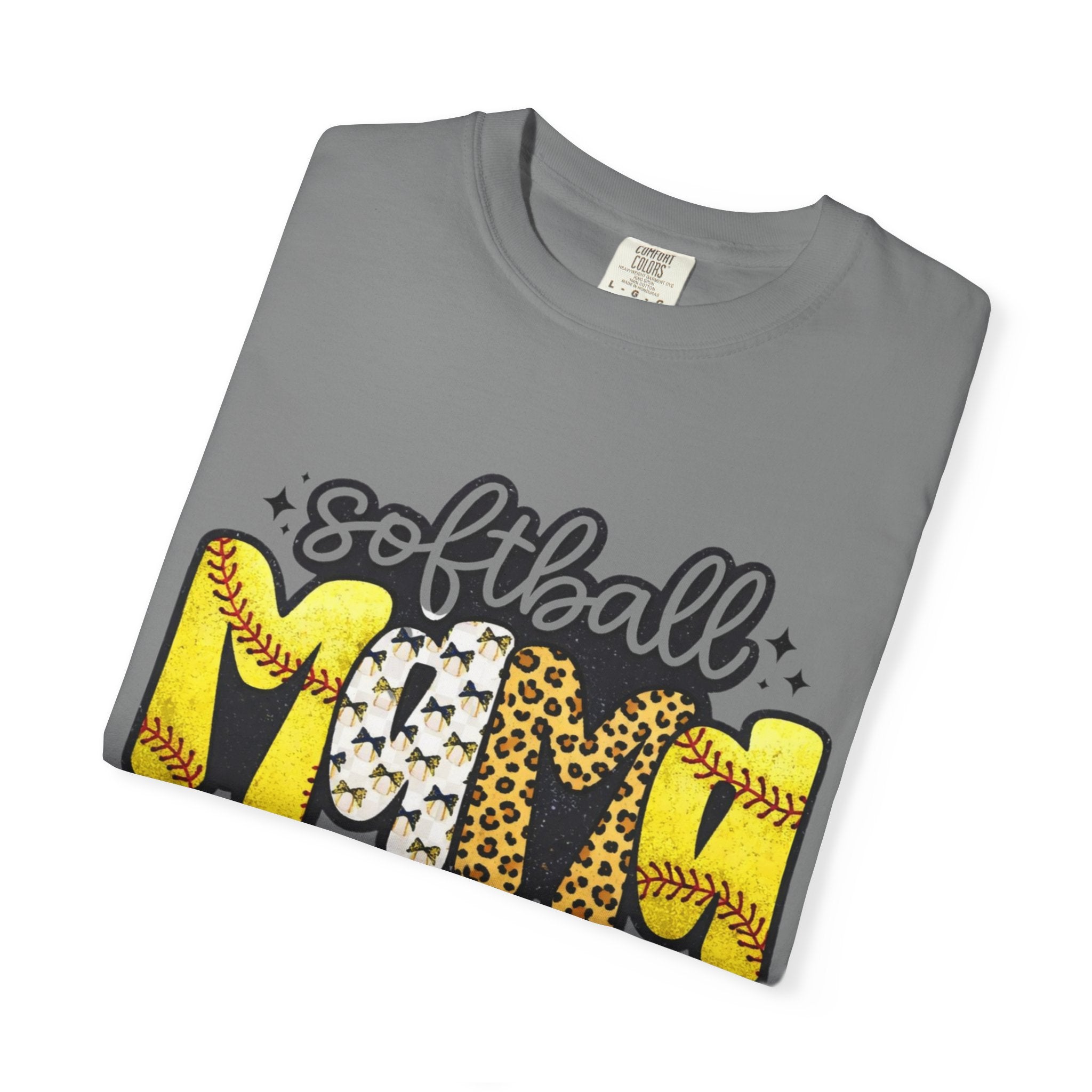 Softball Mom T-Shirt — Leopard & Stitch Graphic Tee