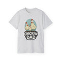 Chicken Dad T-Shirt — Funny Farm Dad Tee with Hen Family Graphic