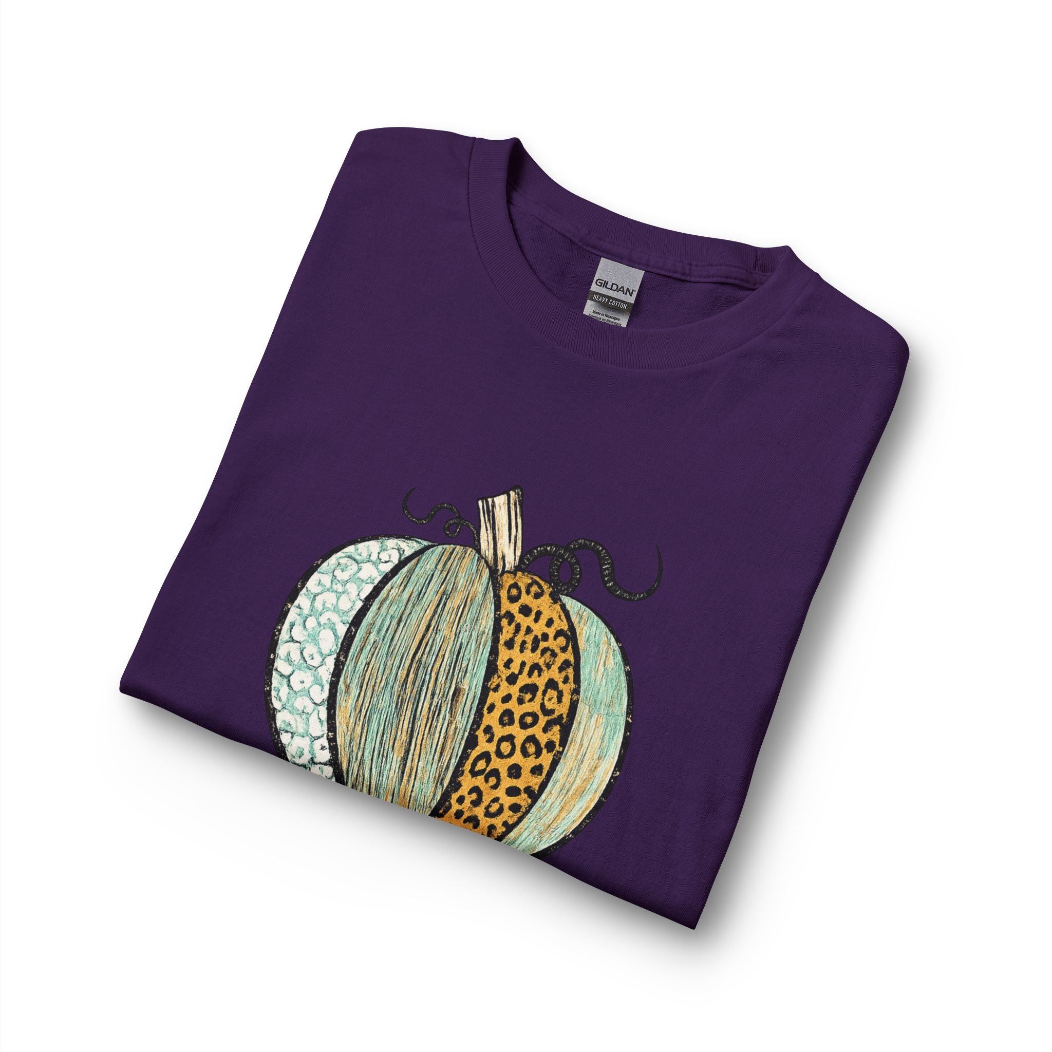 Long Sleeve Tee - 'Happy Fall Y'all' Decorative Pumpkin Graphic