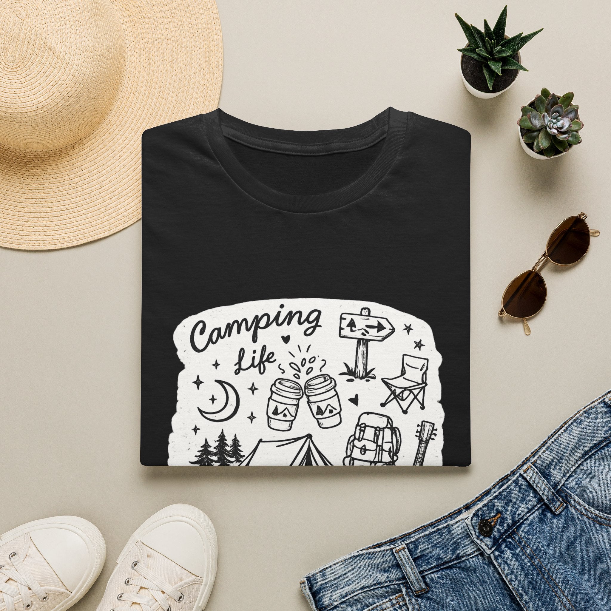 Camping Life T-Shirt — 'Camping Life is the Best Life' Graphic Tee for Outdoor Lovers
