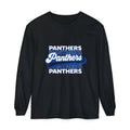 Panthers Retro Script Long Sleeve Tee