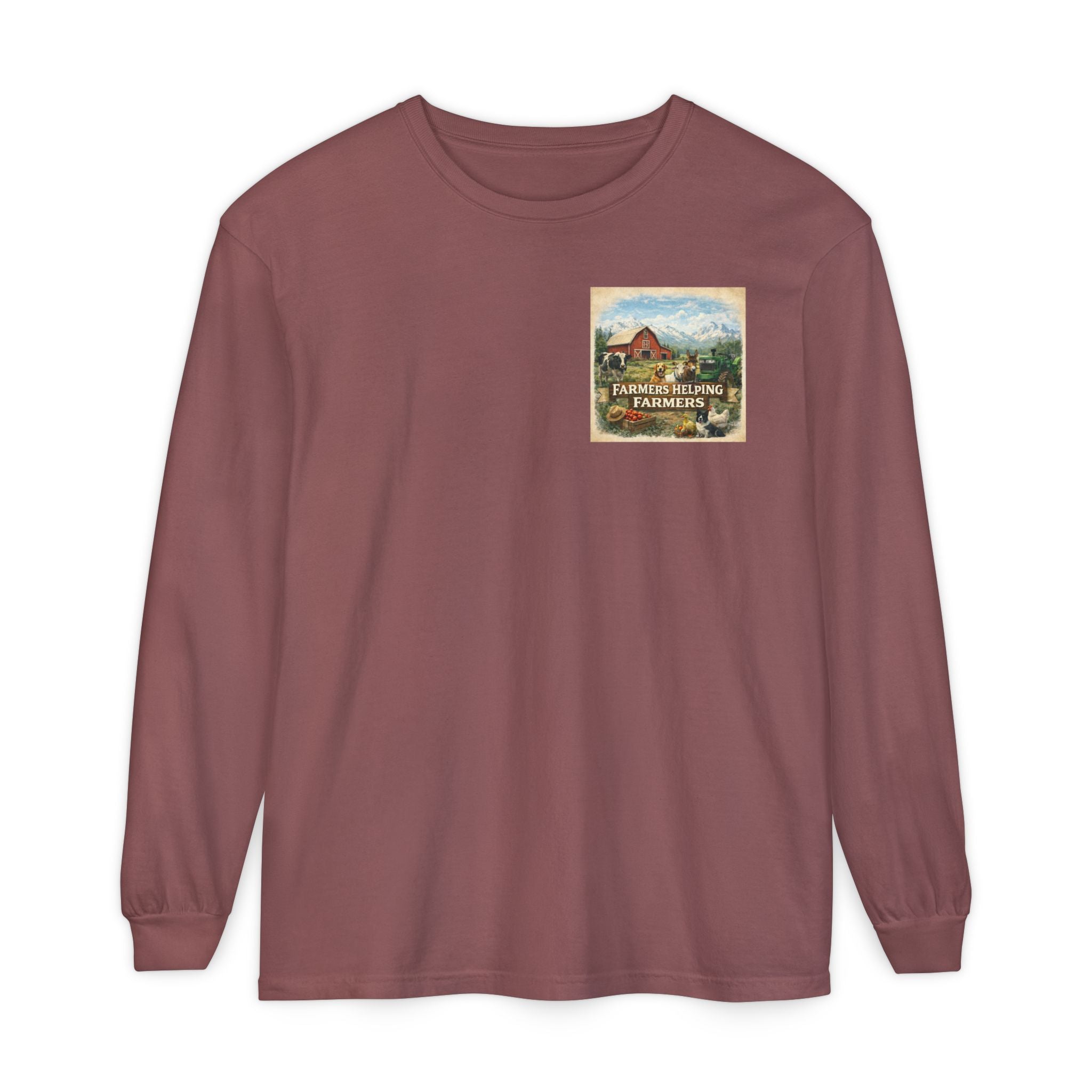 Farmers Helping Farmers Long Sleeve Tee