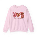 Peace Love Cows Crewneck Sweatshirt — Cute Cow Graphic Pullover