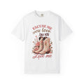 Excuse Me You Look Like You Love Me T-Shirt — Floral Cowboy Boots Graphic Tee