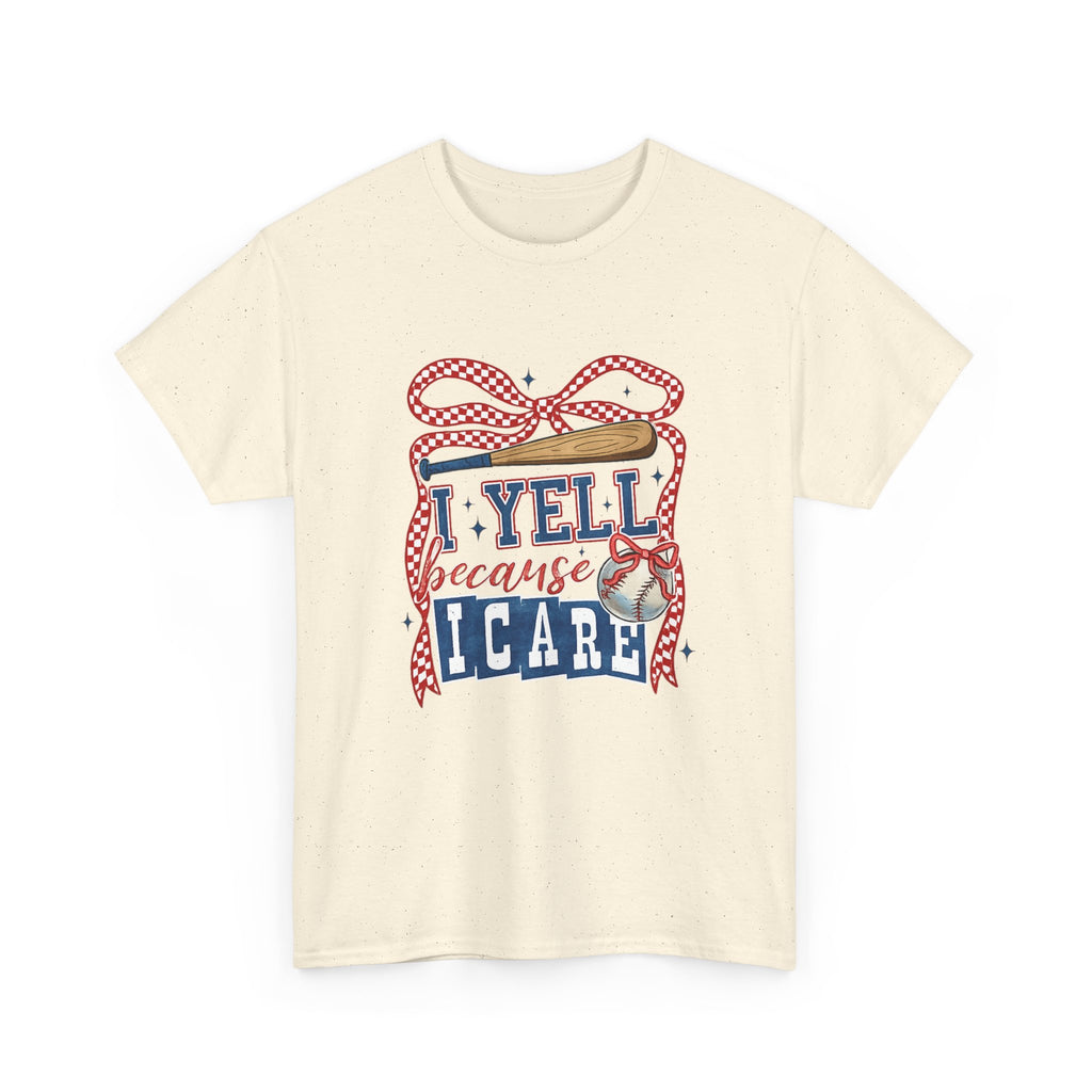 T-Shirt - I Yell Because I Care Patriotic Teacher Appreciation Tee