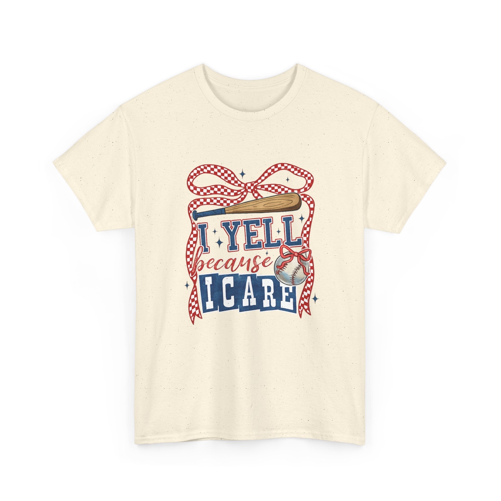 T-Shirt - I Yell Because I Care Patriotic Teacher Appreciation Tee