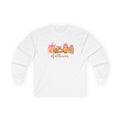 Long Sleeve Tee - Watercolor Pumpkins "#fallbasics" Fall Graphic