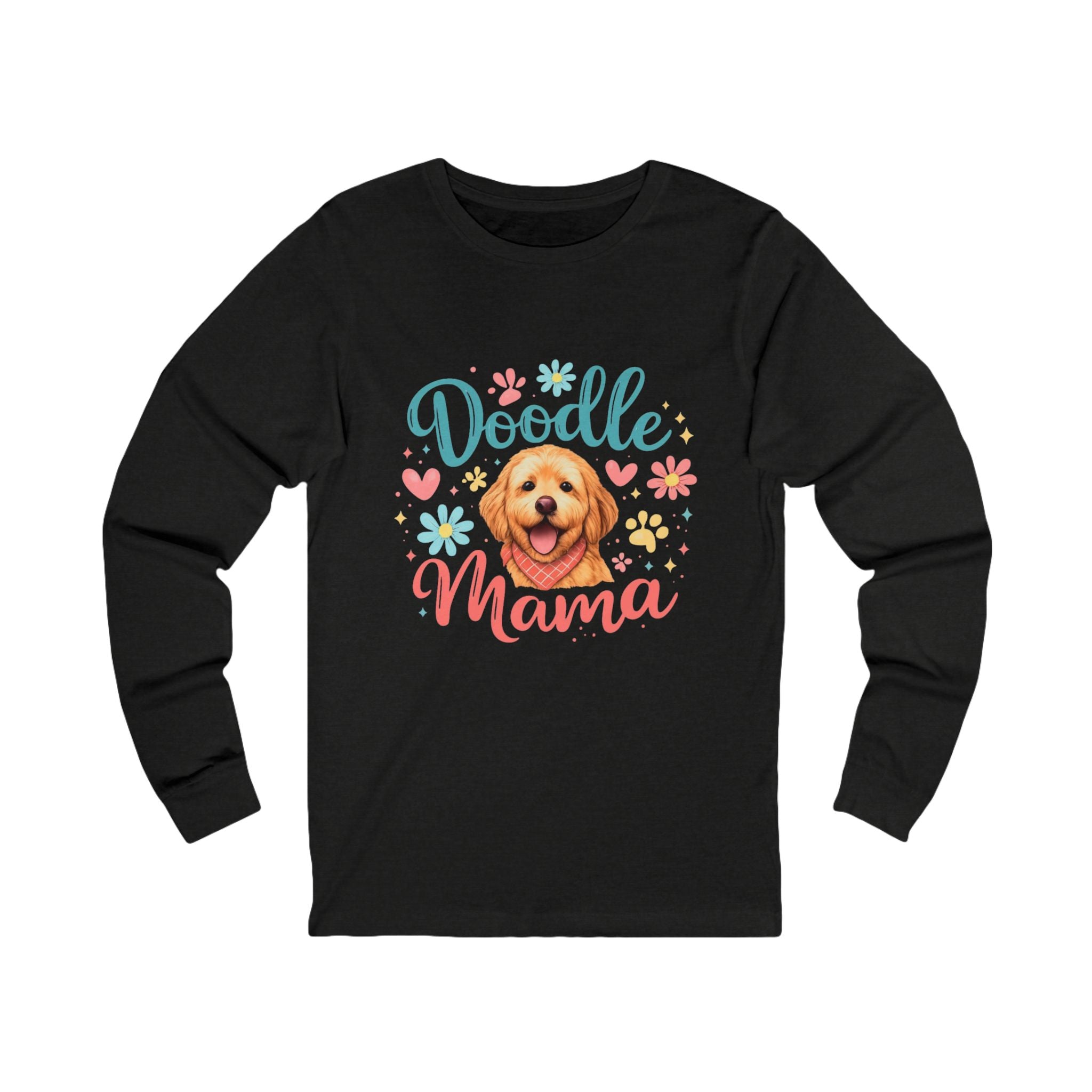 Doodle Mama Long Sleeve Tee — Cute Goldendoodle Dog Mom Shirt