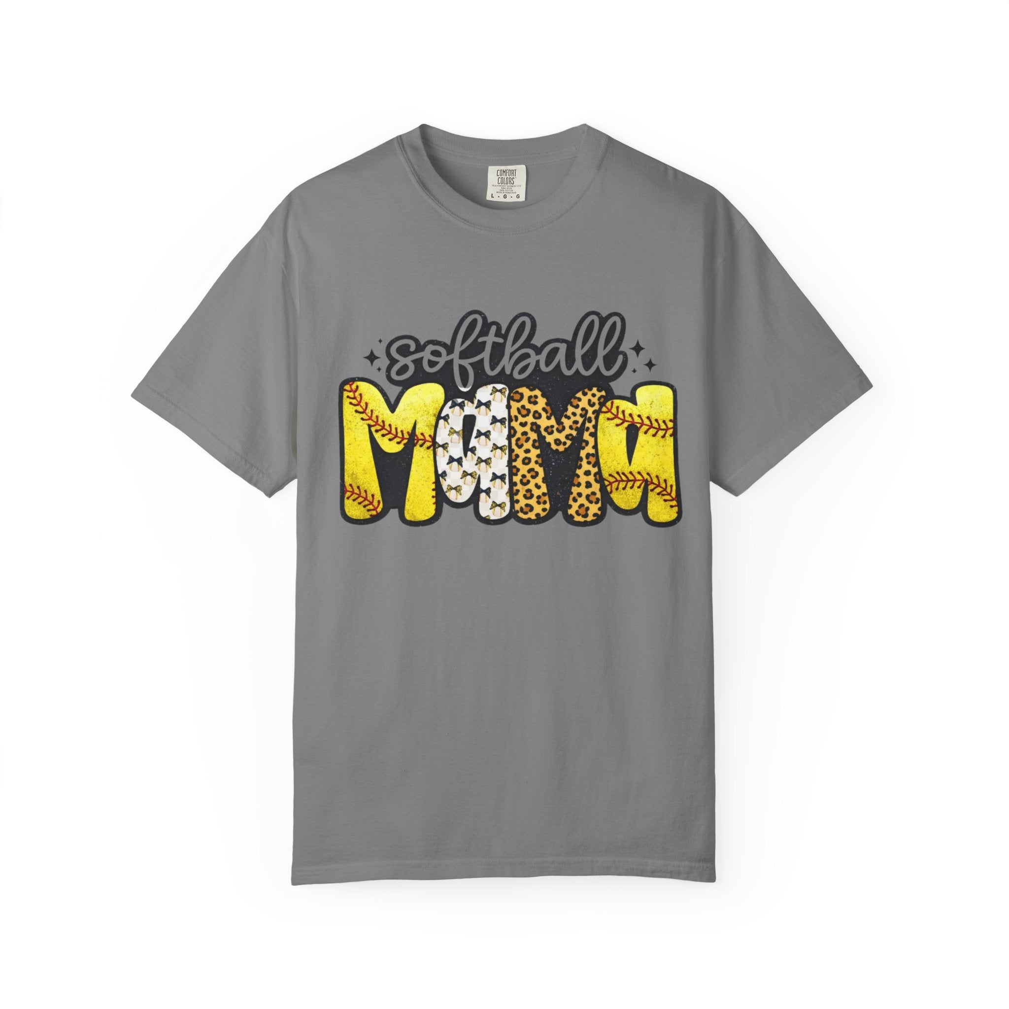 Softball Mom T-Shirt — Leopard & Stitch Graphic Tee