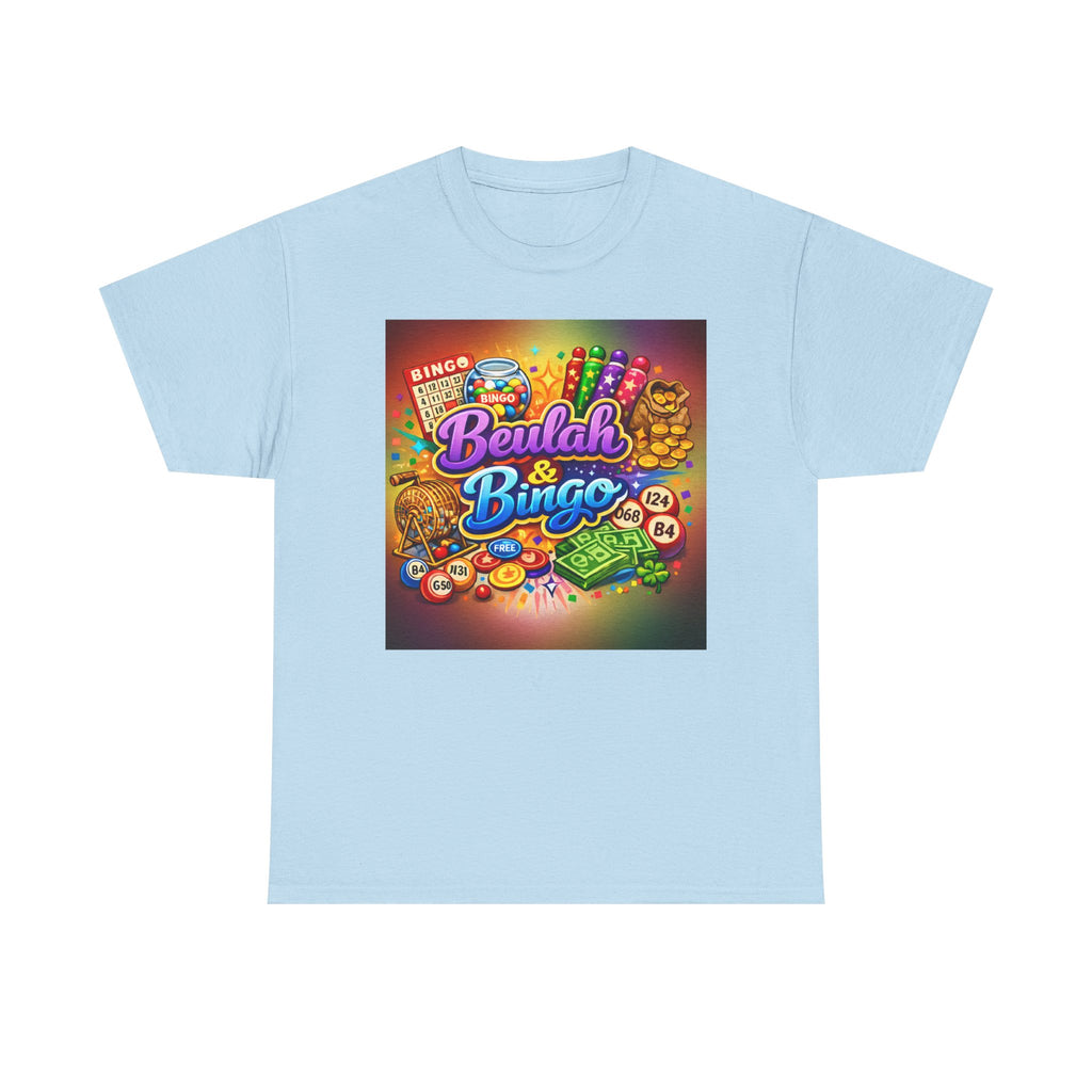 Berlah & Bingo T-Shirt — Retro Colorful Bingo Game Tee