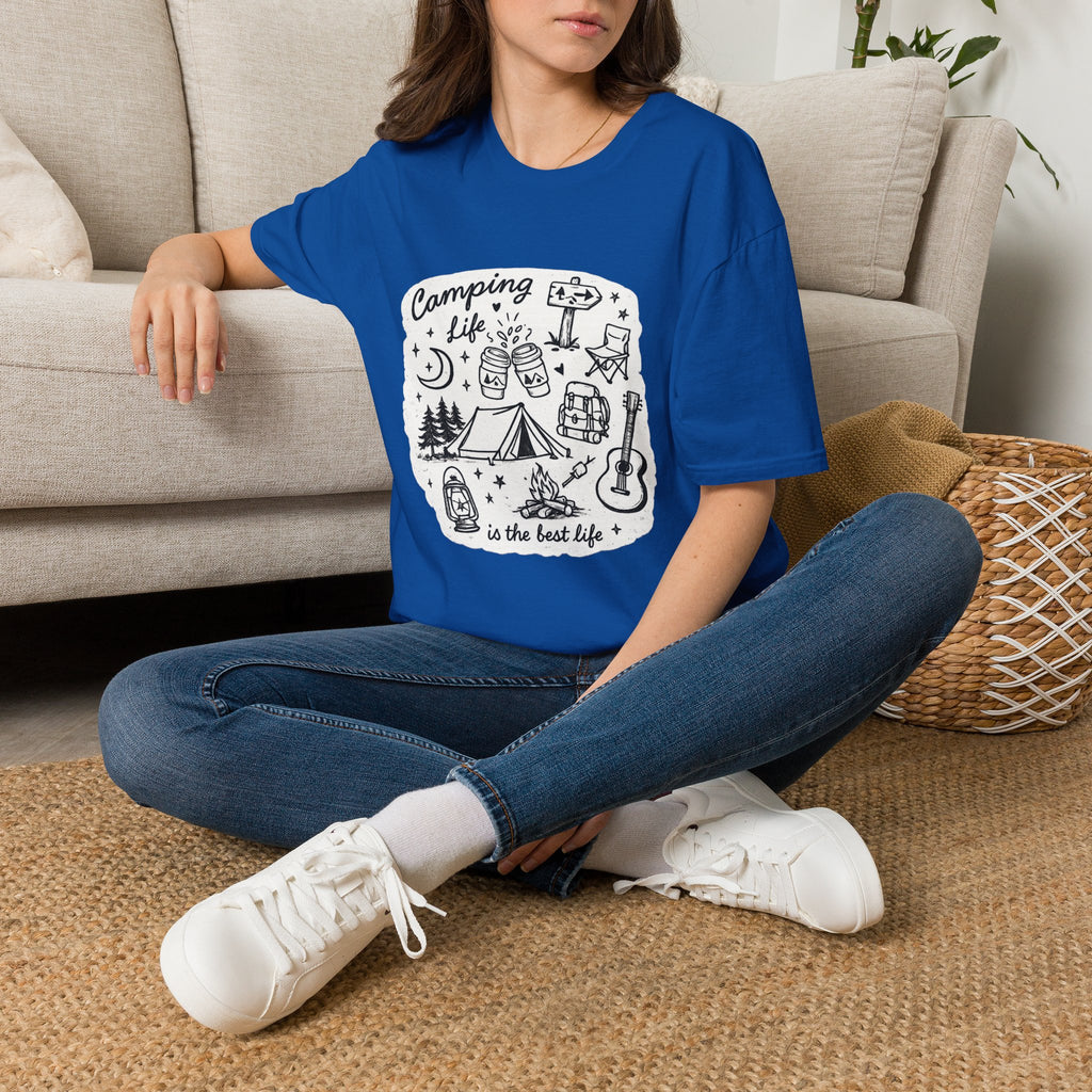 Camping Life T-Shirt — 'Camping Life is the Best Life' Graphic Tee for Outdoor Lovers