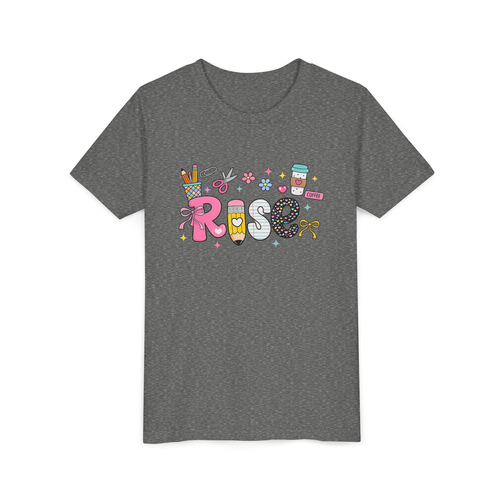 Youth Tee — Cute Personalized "Rose" Name Graphic Shirt for Kids