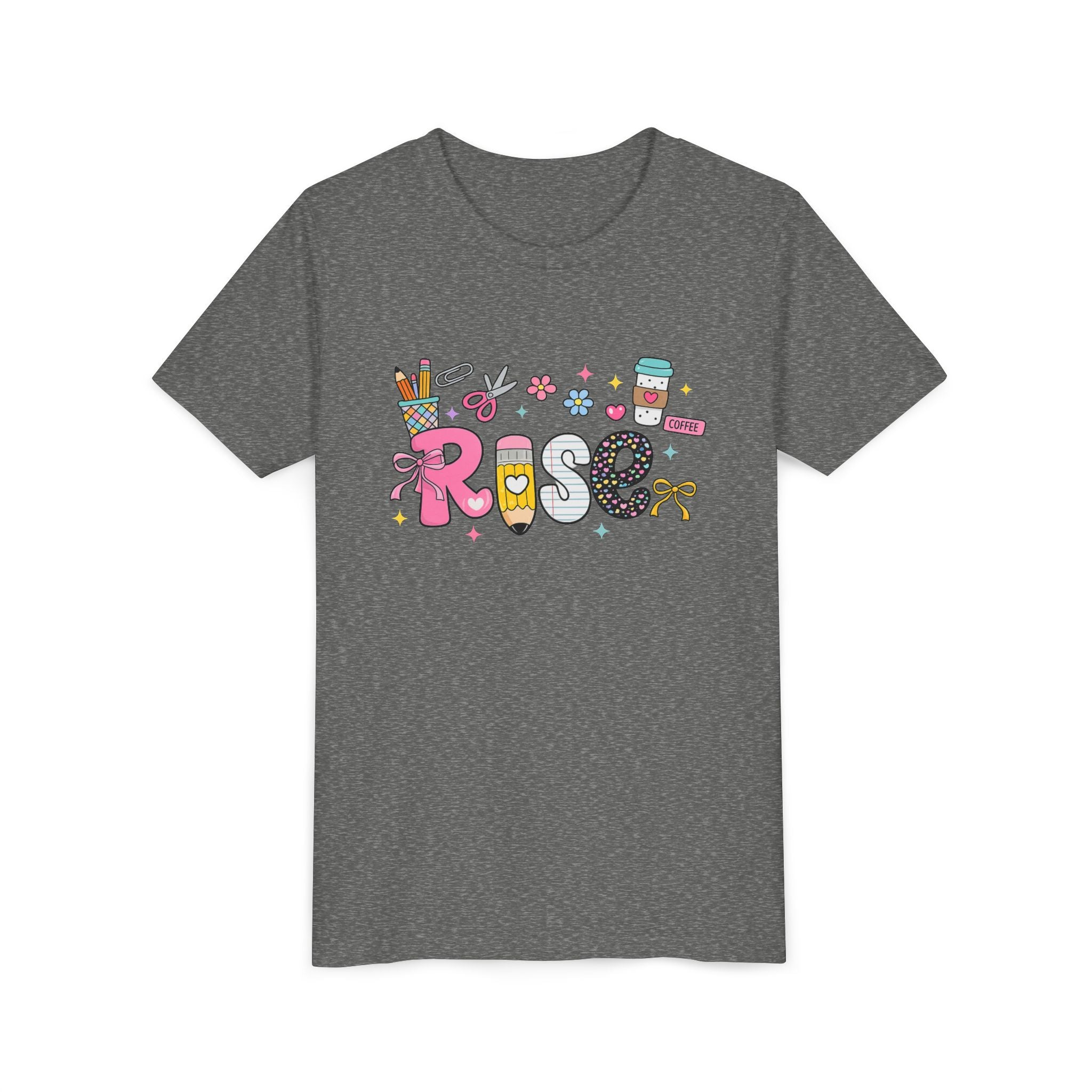 Youth Tee — Cute Personalized "Rose" Name Graphic Shirt for Kids