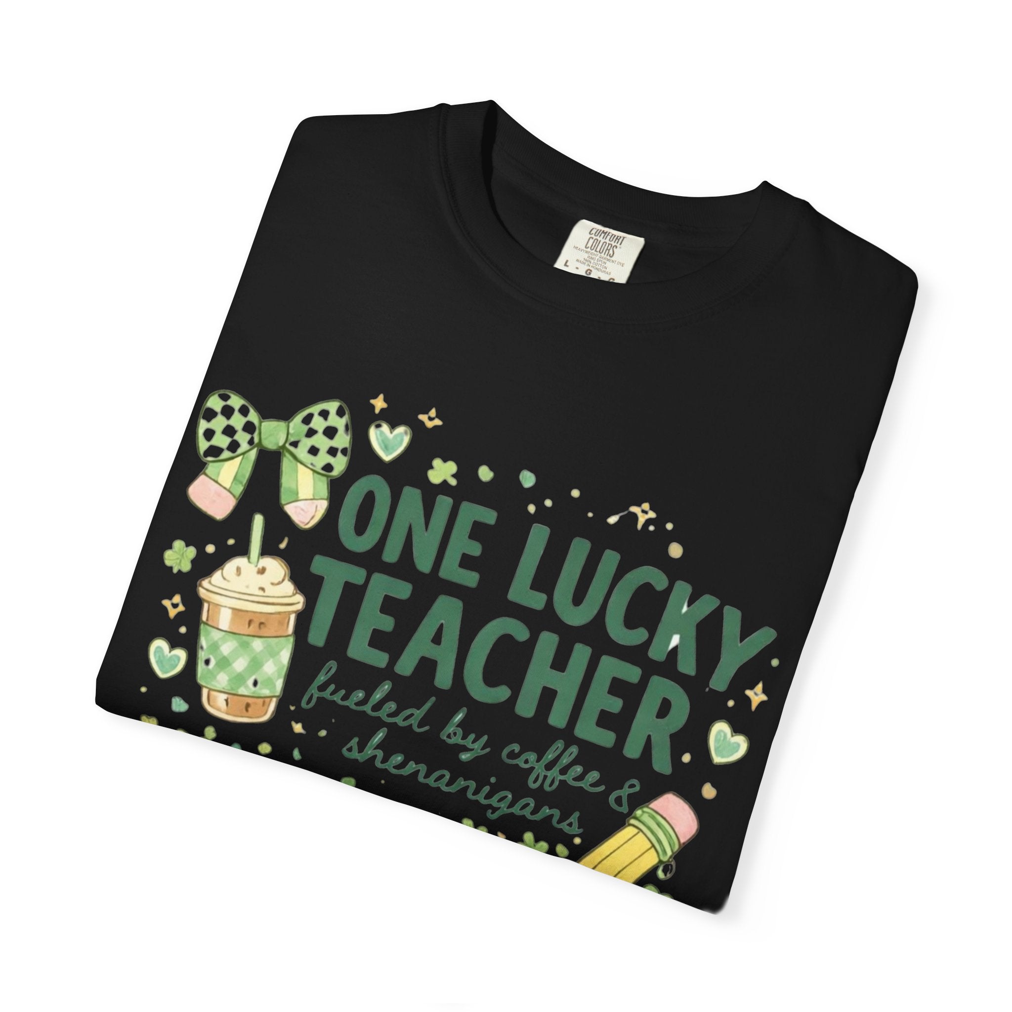 Teacher T-Shirt — "One Lucky Teacher" St. Patrick’s Day Graphic Tee