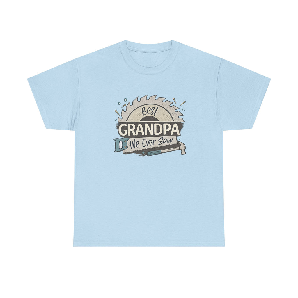 Grandpa T-Shirt — "Best Grandpa We Ever Saw" Vintage Gift Tee for Father’s Day
